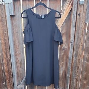 City Streets Cold Shoulder Black Dress, Pre-loved in Great Condition,  Sz 12